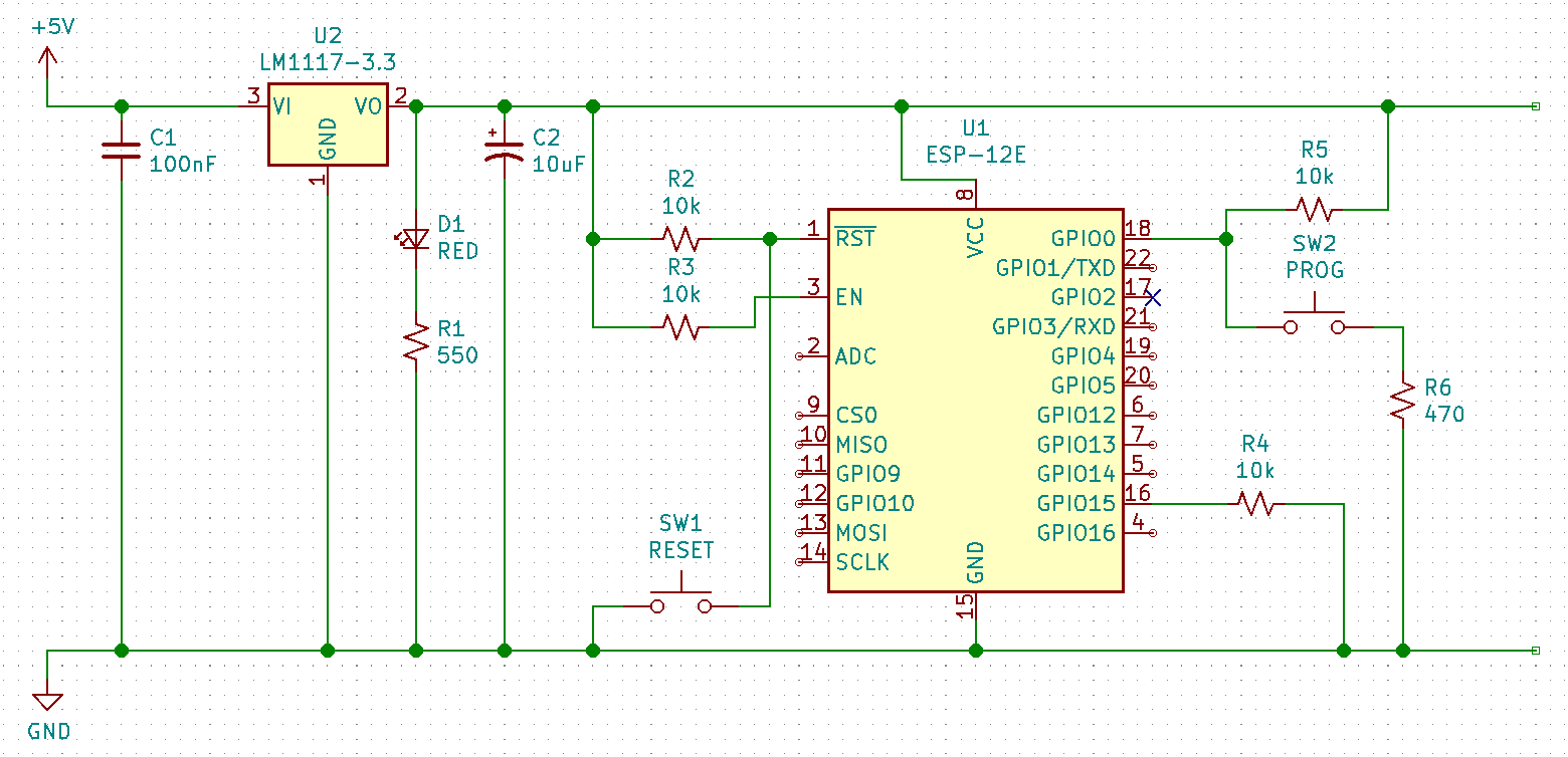 ESP8266 devboard schematic